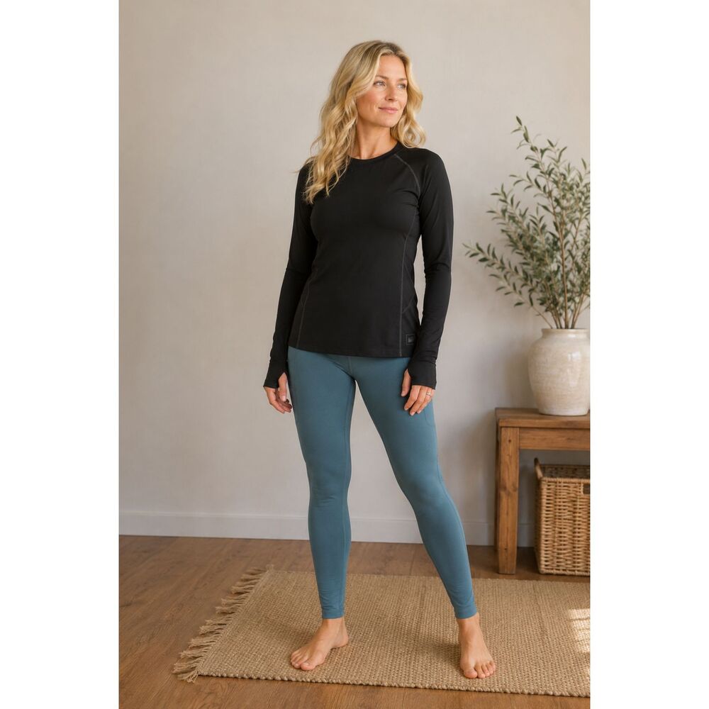 REI Co-op Black Long Sleeve Active Top Women’s Medium Thumbholes Athletic